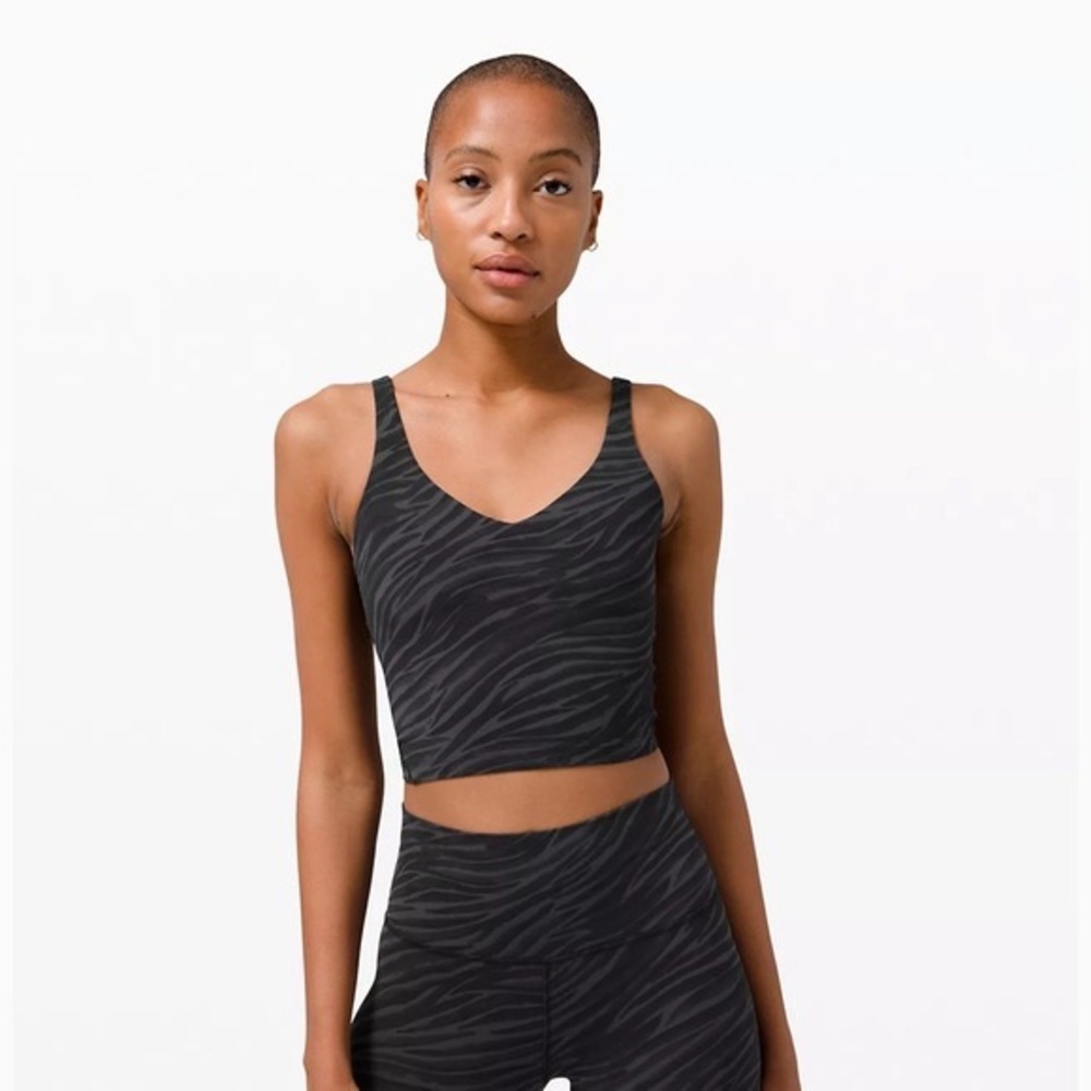 lululemon Align Tank, Le Tigre Camo Deep Coal Multi size 2